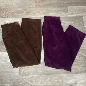 Lot of two Norton studios jeans corduroy size size women’s